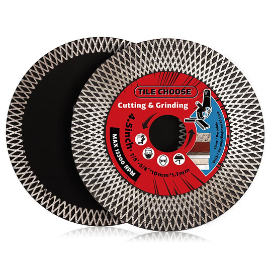 115-125 mm Turbo Diamantschijf – Snijden & Polijsten van Tegels en Natuursteen