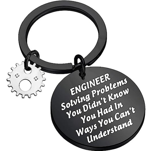 Grappige Sleutelhanger voor Ingenieur – Graduation Gift voor Engineering Student of Mechanisch Ingenieur