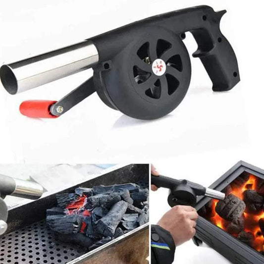 Hand Blower – Draagbare BBQ Ventilator & Kleine Föhn voor Buiten